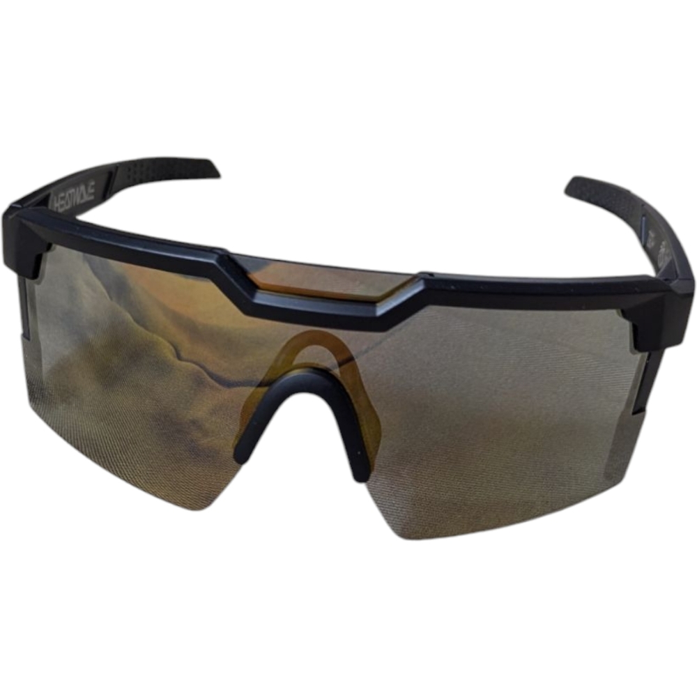 Heatwave Gold Lens Reflective Future Tech Outdoor Lazer Face